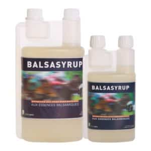 BALSASYRUP en bidon aux essences balsamiques pour le cheval