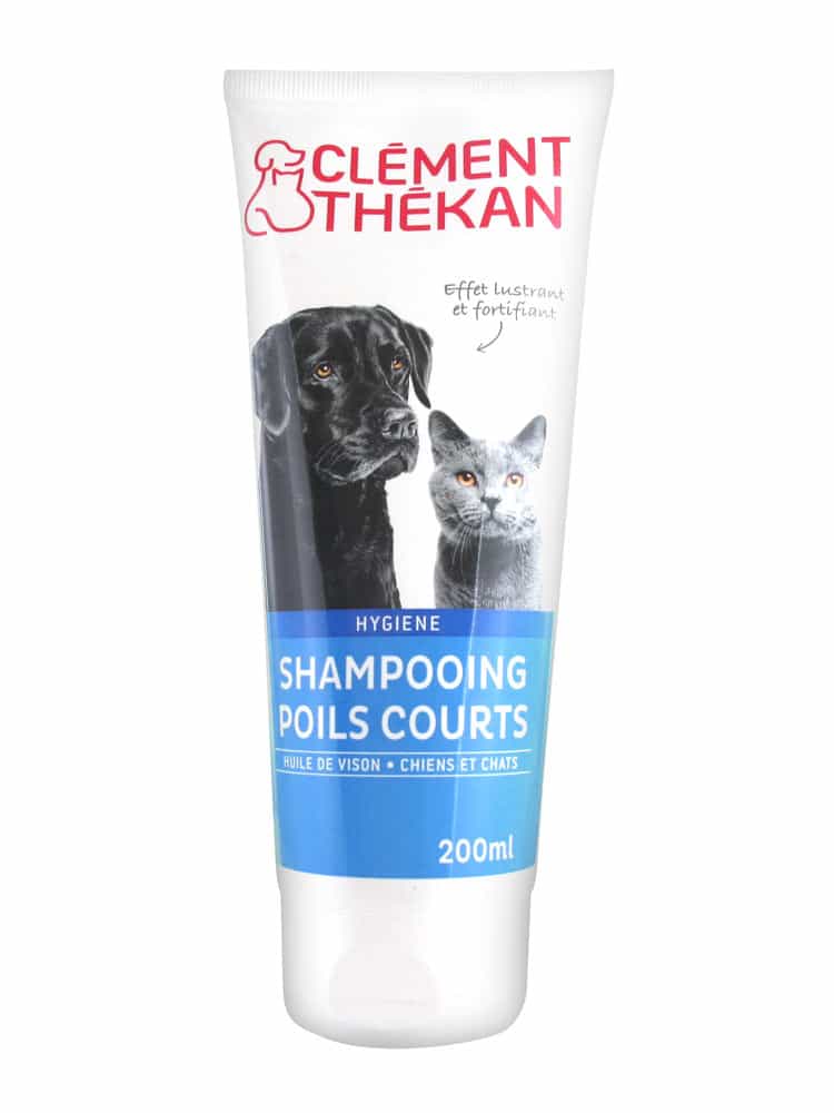 SHAMPOOING POILS COURTS chiens et chat clement thekan