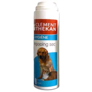 SHAMPOOING SEC chien et chat clement thekan