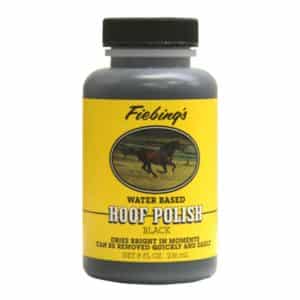 HOOF POLISH BLACK a base d'eau pour cheval