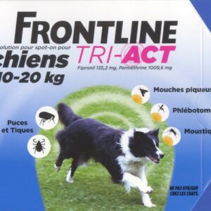 anti phlébotomes frontline tri act chien 10 20 kilos