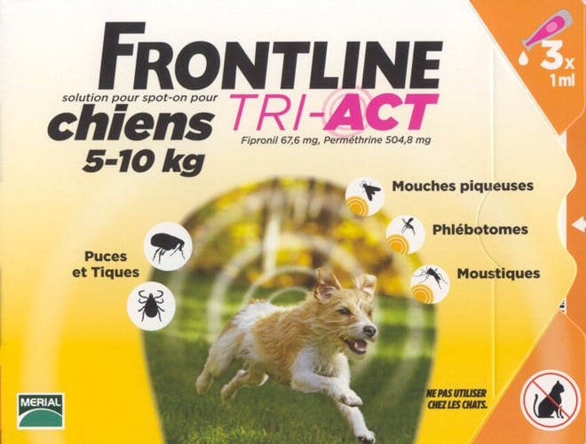 FRONTLINE TRI-ACT  Anti-puces chien et chiot