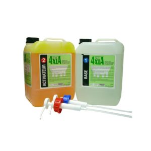 desinfectant trayons avant apres 4XLA Axience