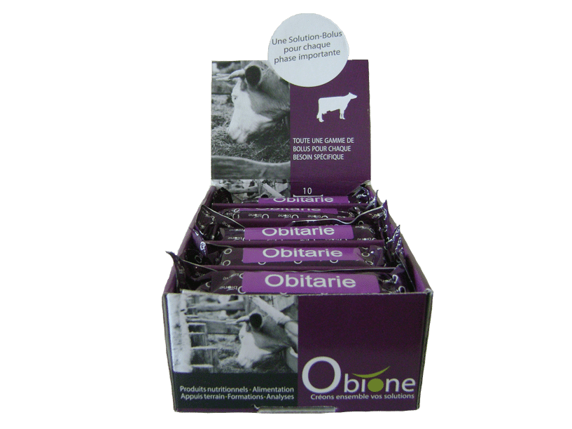 obitarie obione solution bolus vache tarie