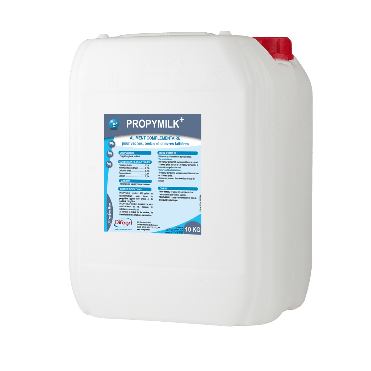 Propymilk + Bidon 10 kg – Vache laitière
