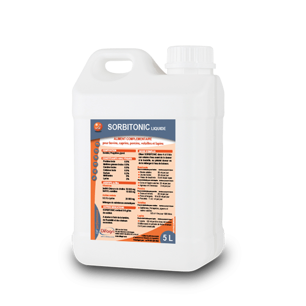 Difagri Sorbitonic Bidon 5 L – Élevage