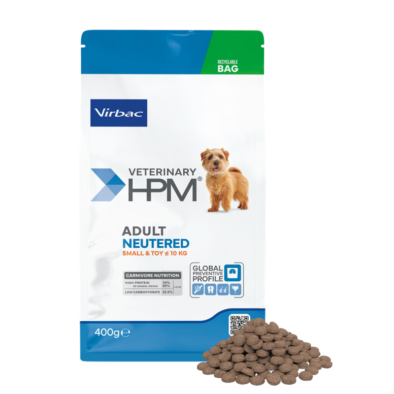 Virbac Vet HPM Dog Adult Neutered Small & Toy