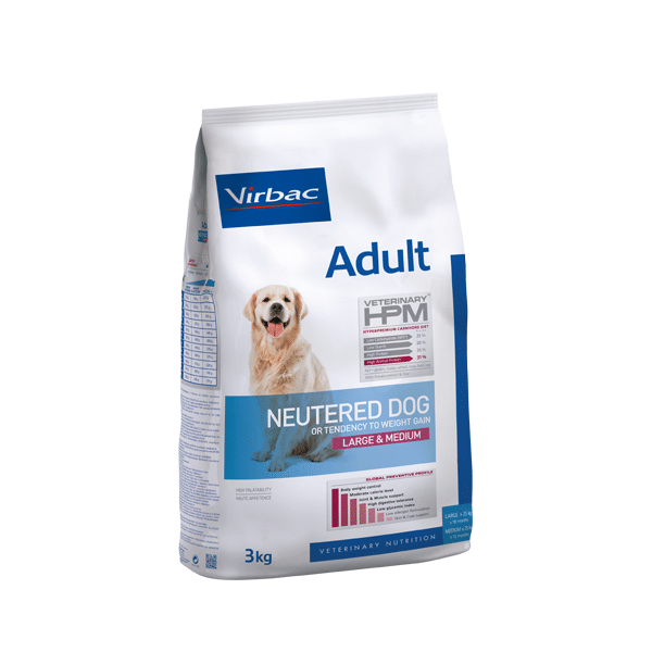 Virbac Vet HPM Dog Adult Neutered Large & Medium