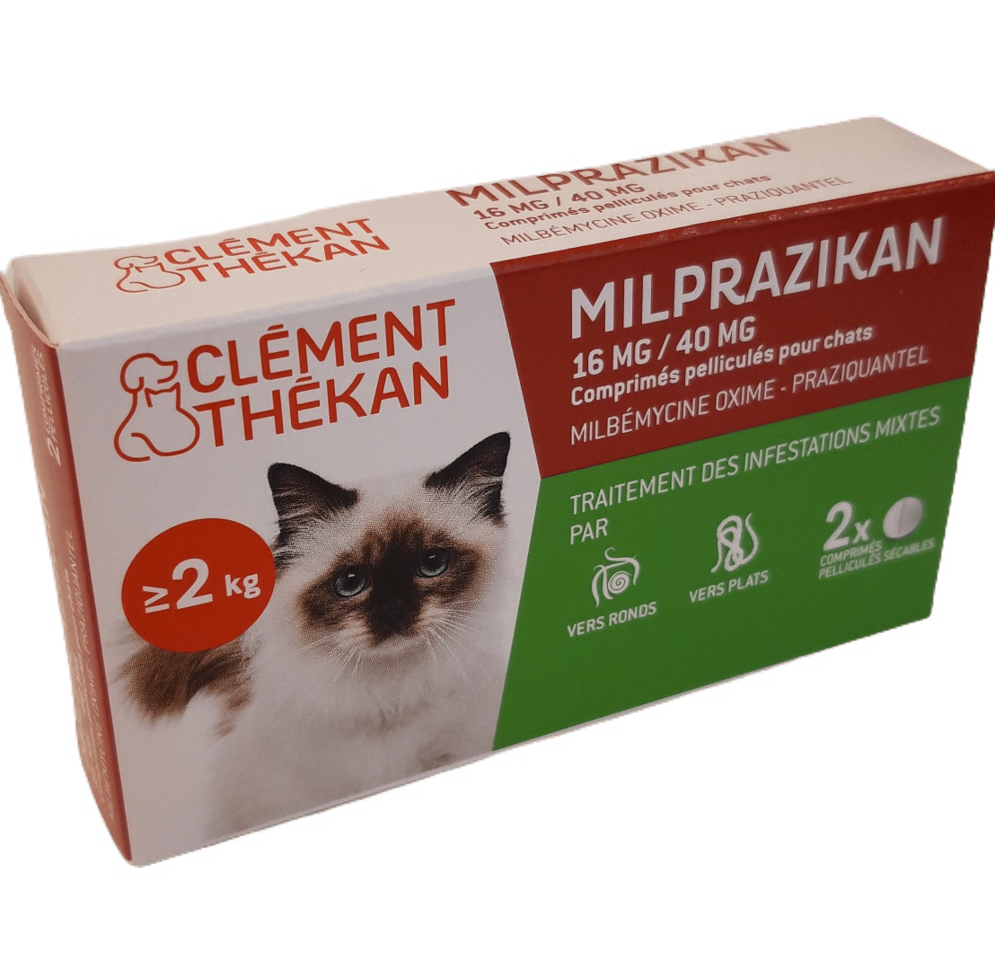 Milbemaxtab comprimé pour petits chats et chatons, boite de 2 comprimés