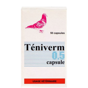 Biové Teniverm 0,5 Oiseaux – 50 capsules