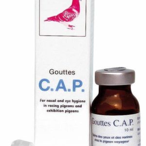 Gouttes Désinfectantes CAP : Hygiène des Yeux et des Narines pour Pigeons