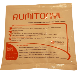 Rumitonyl Sachet 70 g – Bovin
