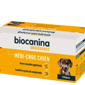 MÉDI-CROC CHIEN – 6 barres de 25 g – Biocanina