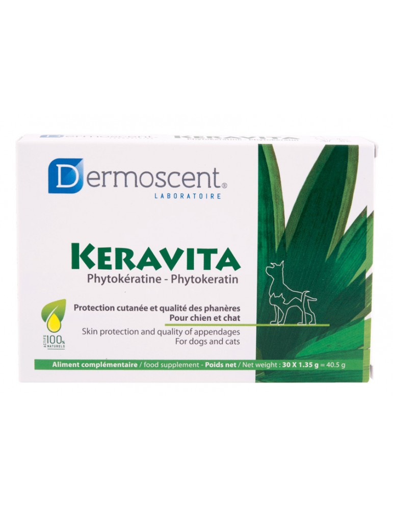 Dermoscent Keravita Boîte 30 – Chien et Chat