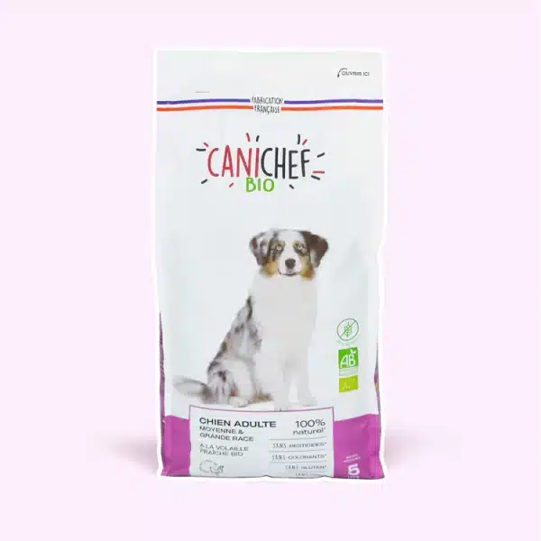 Canichef Bio Sans Céréales pour Chiens de Moyenne et Grande Race (sachet de 5 ou 10 kg)