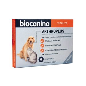 Biocanian Arthroplus - Complément Alimentaire pour Articulations chiens et chats- 40 Comprimés