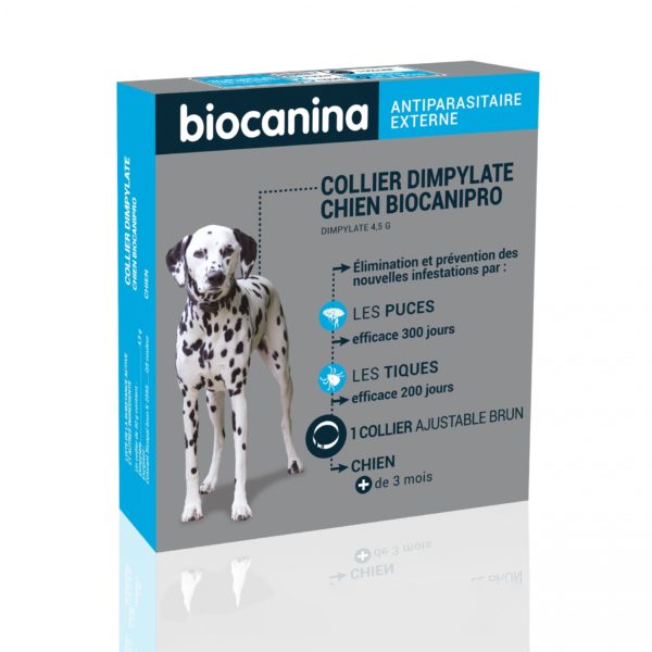 Biocanipro Chien - Collier Antiparasitaire pour une Protection Longue Durée