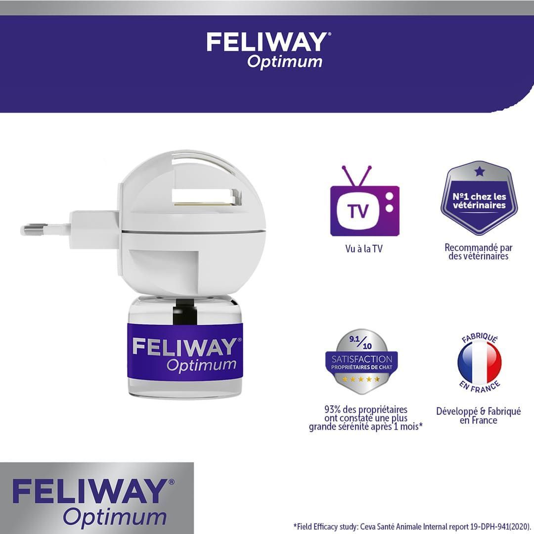 Feliway Optimum Diffuseur – Apaisement chat