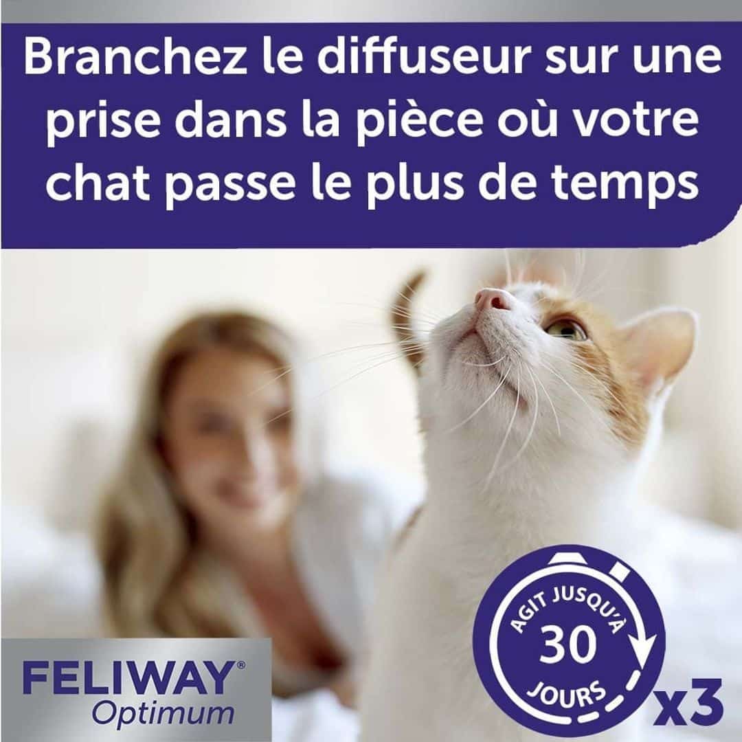 Feliway Diffusseur + Recharge - Anti stress chat - Produits Véto