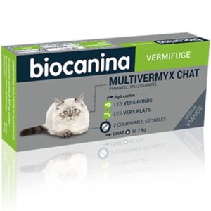 Multivermyx Vermifuge Biocanina : Éliminez les Parasites Gastro-intestinaux de Votre Chat