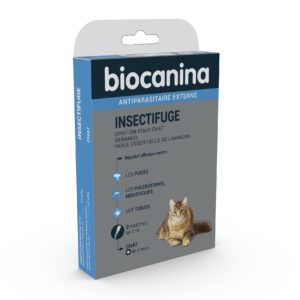 Biocanina Insectifuge Chat : Protection naturelle contre les parasites
