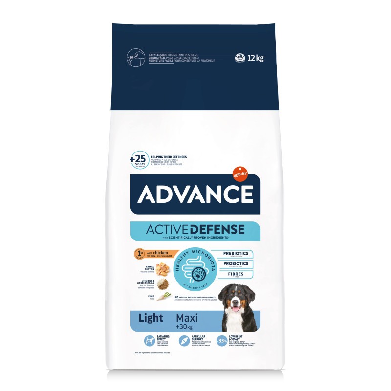Croquettes Advance Maxi Light pour grands chiens