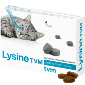 Lysine TVM : Complément Alimentaire pour Chats contre l'Herpèsvirus Félin