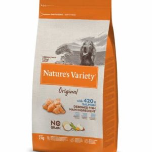 Croquettes Nature's Variety Original No Grain Medium Adult dinde pour chien