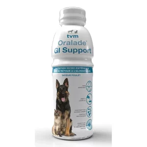 Oralade GI Support : Réhydratant au Goût Poulet pour chien et chat 500ml