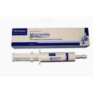 Vitaminthe Vermifuge Pâte Orale - Solution Complète contre Parasites chez les Chiens et les Chats - Seringue de 25ml