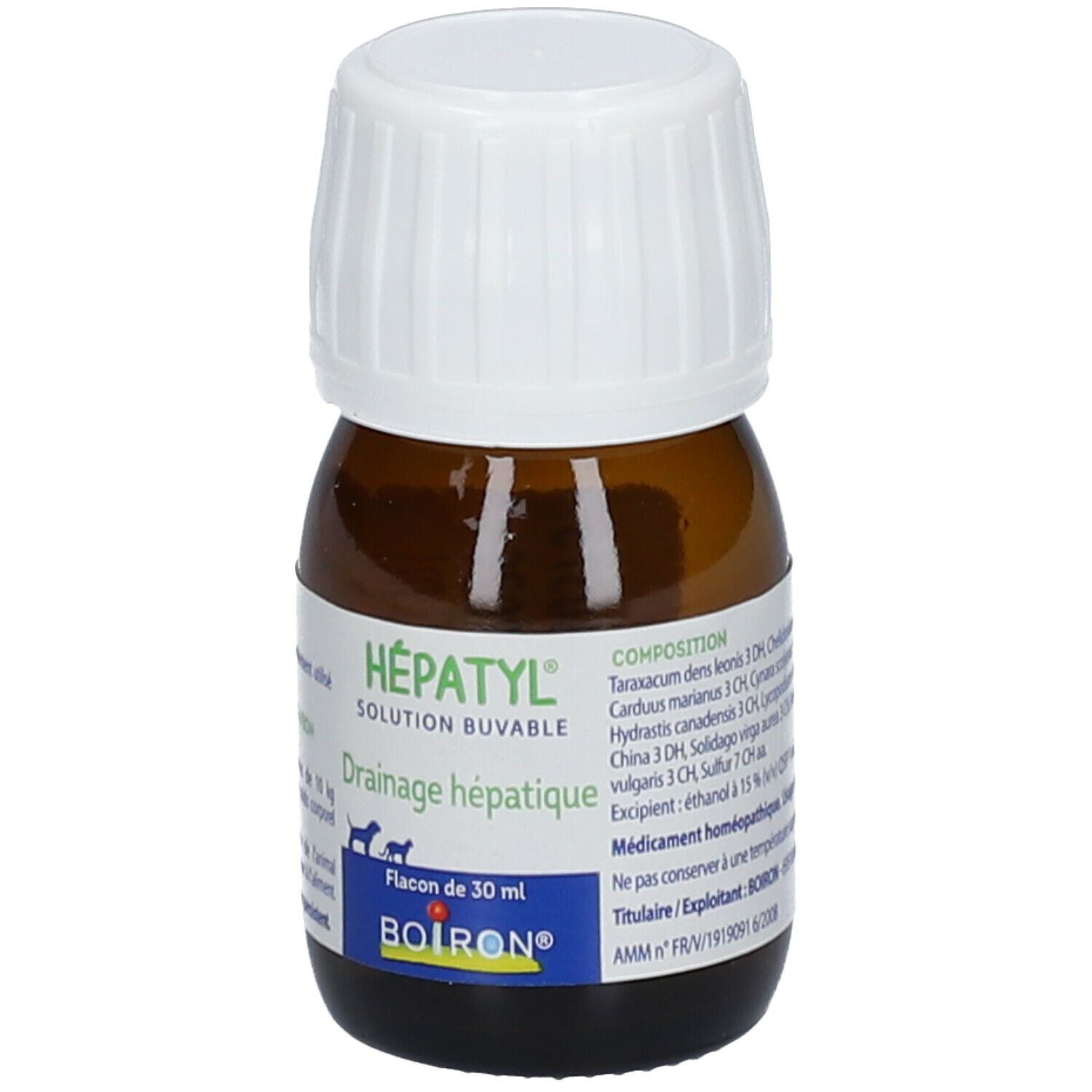 Hepatyl 30 mL – Chien et Chat Boiron – Image 2