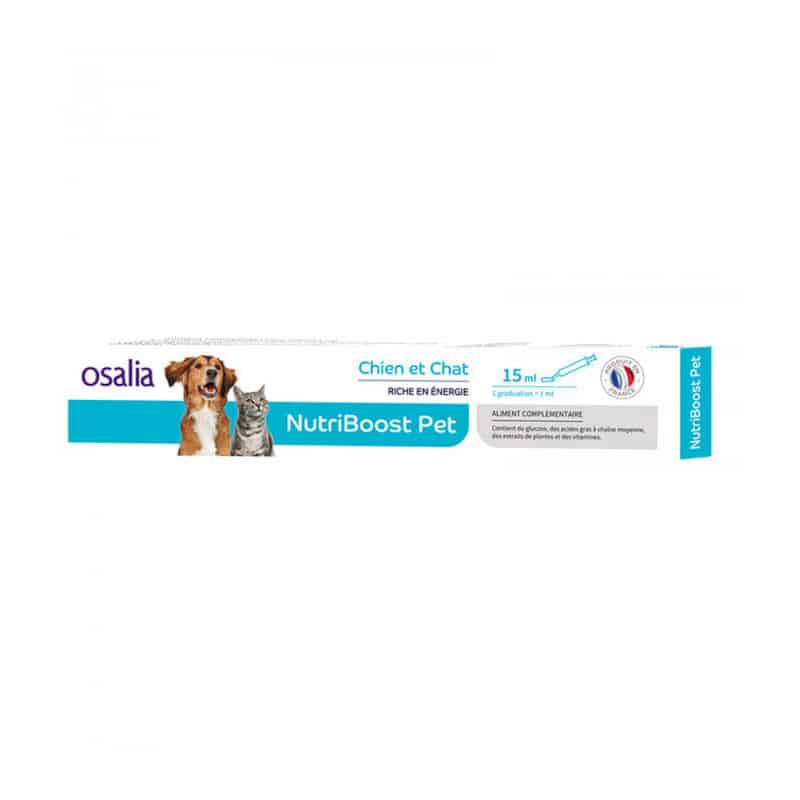 NutriBoost Pet Seringue 15 ML - Energie supplémentaire pour chien et chat