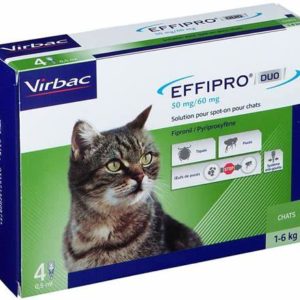 Effipro Duo Chat Pipettes : Une Solution Complète Contre les Puces et les Tiques