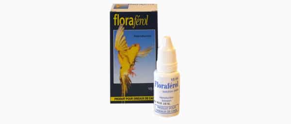 Floraferol Solution Buvable 15ml - Complément Alimentaire pour Oiseaux