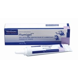 HUMIGEL Virbac - Gel Oculaire Stérile pour Chiens et Chats - tube de 10g