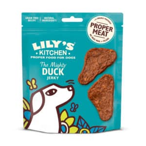 LILY'S KITCHEN The Mighty Duck Mini Jerky pour chien : Des Friandises Gourmandes au Canard - 70g