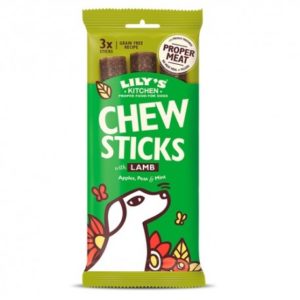 Lily's Kitchen Chew Sticks à l'agneau pour chien -Bâtonnet à mâcher à l'agneau- 3x120g