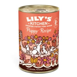 Lily's Kitchen Pâtée pour Chiot au Poulet, Pommes de terre et Carottes, 400g