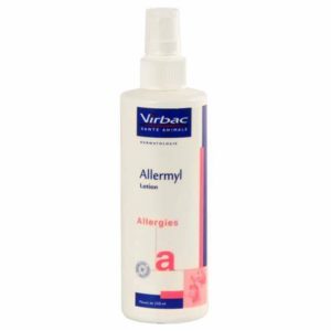 Lotion Spray Dermatologique Allermyl de Virbac - Apaisez les Allergies Cutanées et les démangeaisons - Chat Chien