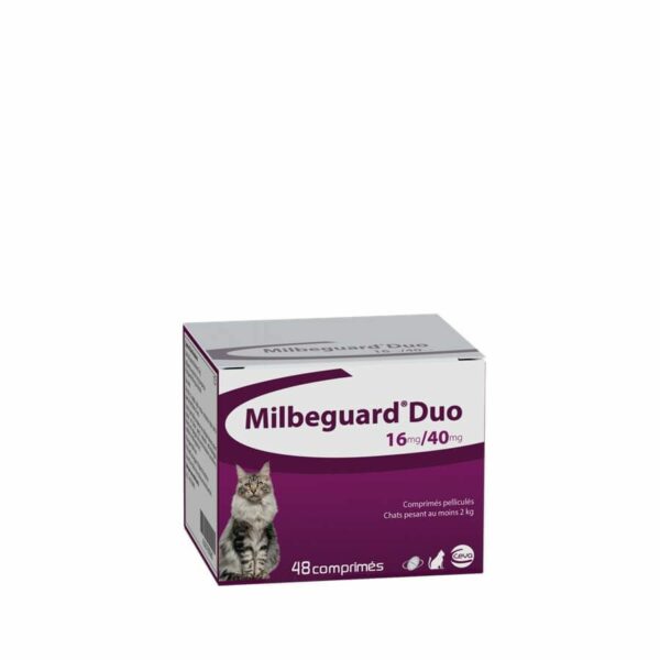 Milbeguard Duo pour Chats – Vermifuge Polyvalent – 2 comprimés (anciennement Milbactor) – Image 2