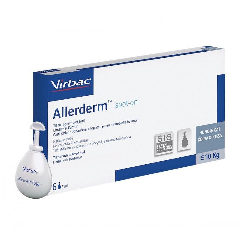 Pipettes ALLERDERM Spot-On : Soin de la Peau pour Chiens et Chats - Virbac