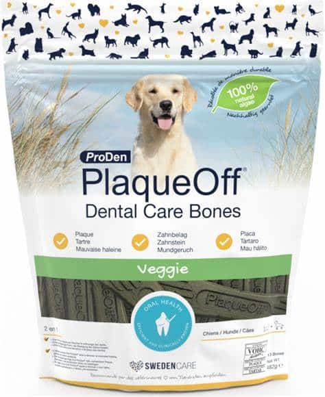 ProDen Veggie Dental Care Bones : 13 Os à Mâcher Bucco-Dentaire Végétalien pour chien