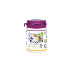 ProDen PlaqueOff pour chat - Une solution naturelle pour des dents saines et une haleine fraîche - pot de 40g