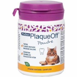 ProDen PlaqueOff pour chat - Une solution naturelle pour des dents saines et une haleine fraîche - pot de 40g