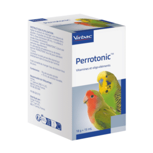 VIRBAC PERROTONIC 15 ML – Équilibre Nutritionnel Essentiel pour les Oiseaux