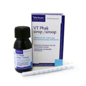 VT Phak Sirop 50ml - Supplément Nutritionnel pour la Santé du Cristallin dans les yeux des Chiens Âgés