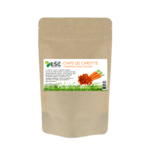 Esc Laboraratoire Chips de Carotte pour Chevaux - 500g