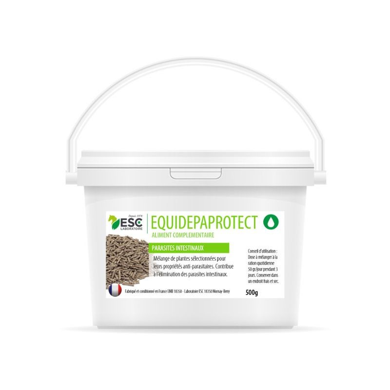 Esc Laboratoire Equidepaprotect - Parasites Intestinaux Cheval - 600 g