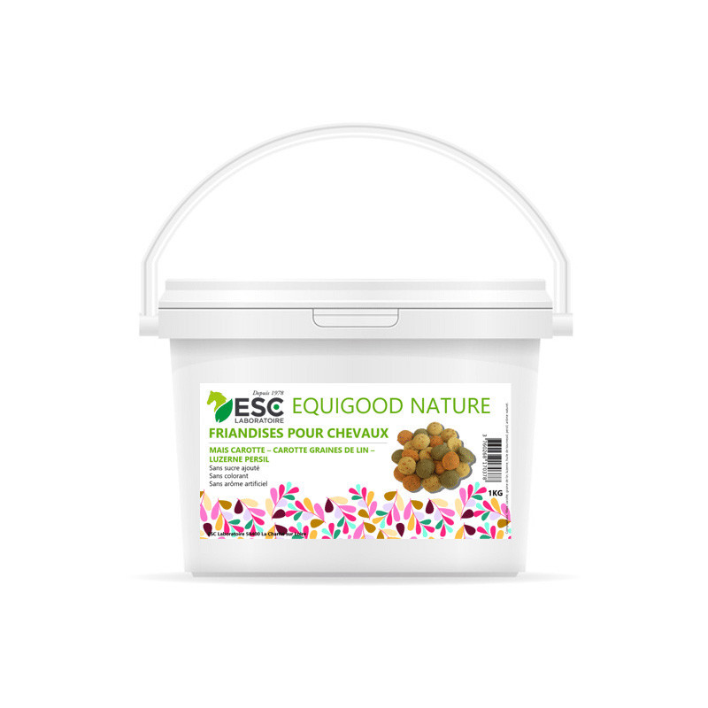 Esc Laboratoire Equigood Nature Friandises pour Chevaux 1kg