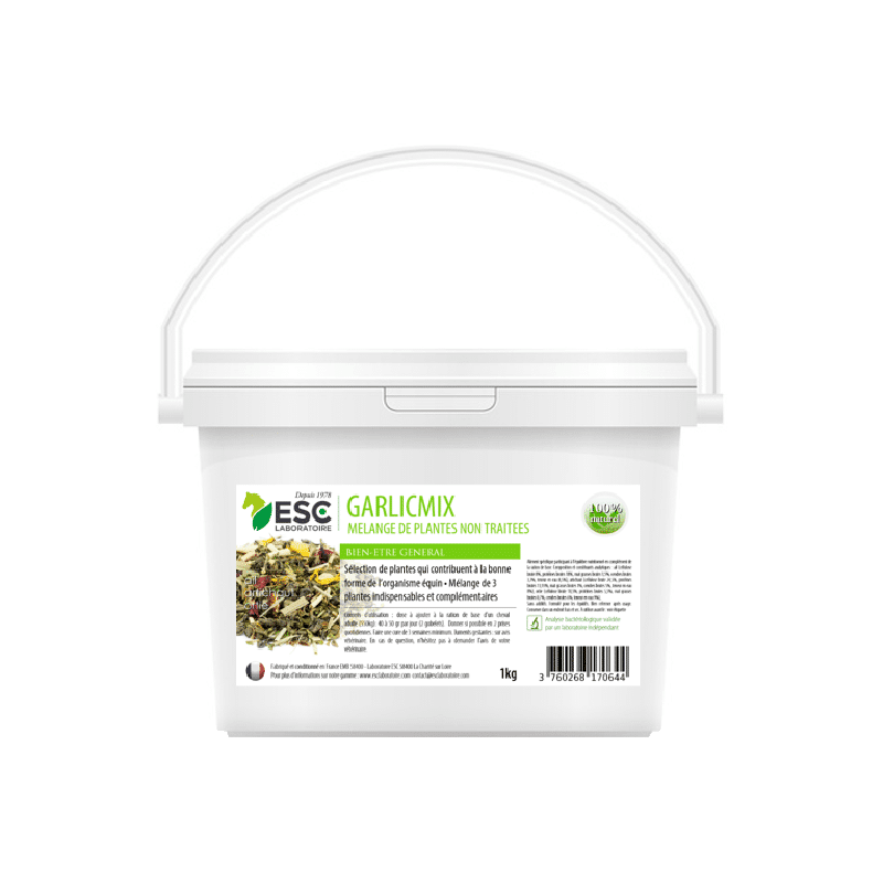Esc Laboratoire Garlic Mix Bien-être du Cheval 1kg